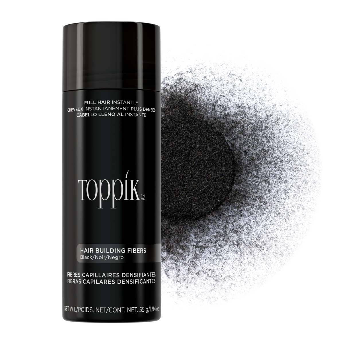 Black Hair Building Fibres