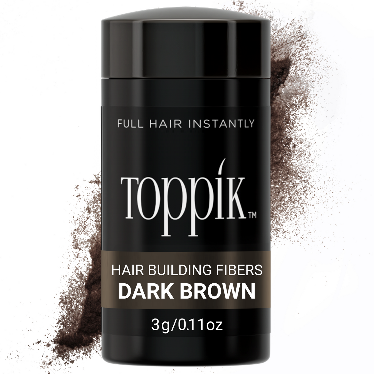 Dark Brown Hair Building Fibres