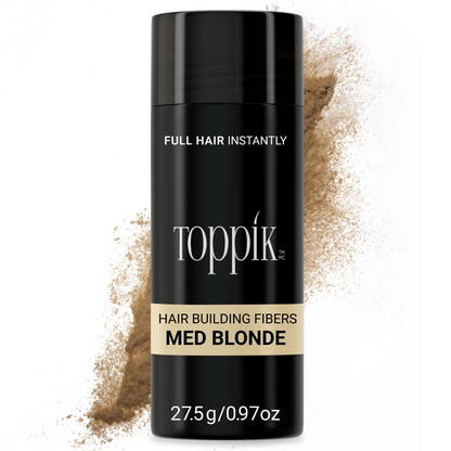 Medium Blonde Hair Building Fibers