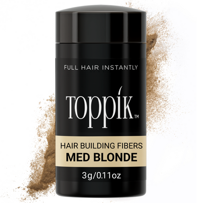 Medium Blonde Hair Building Fibers
