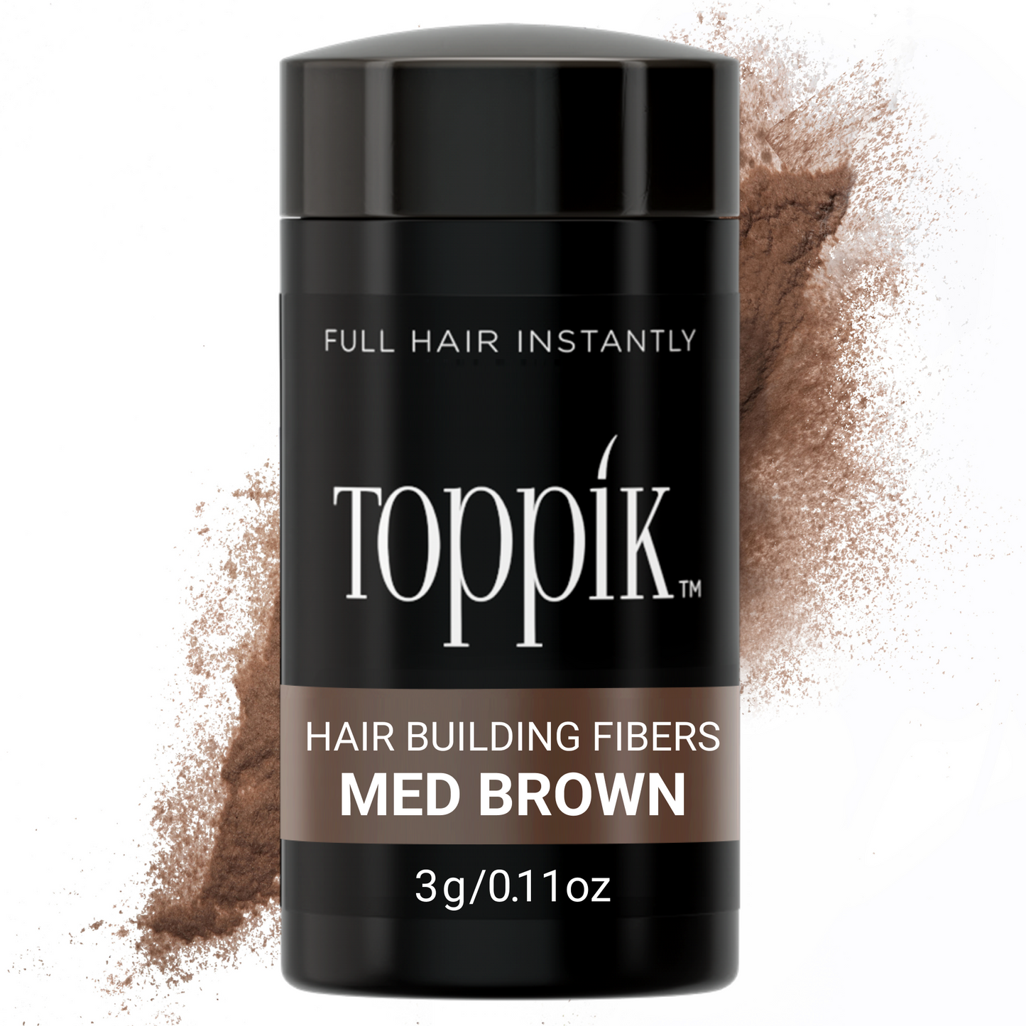 Medium Brown Hair Building Fibres