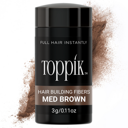 Medium Brown Hair Building Fibres
