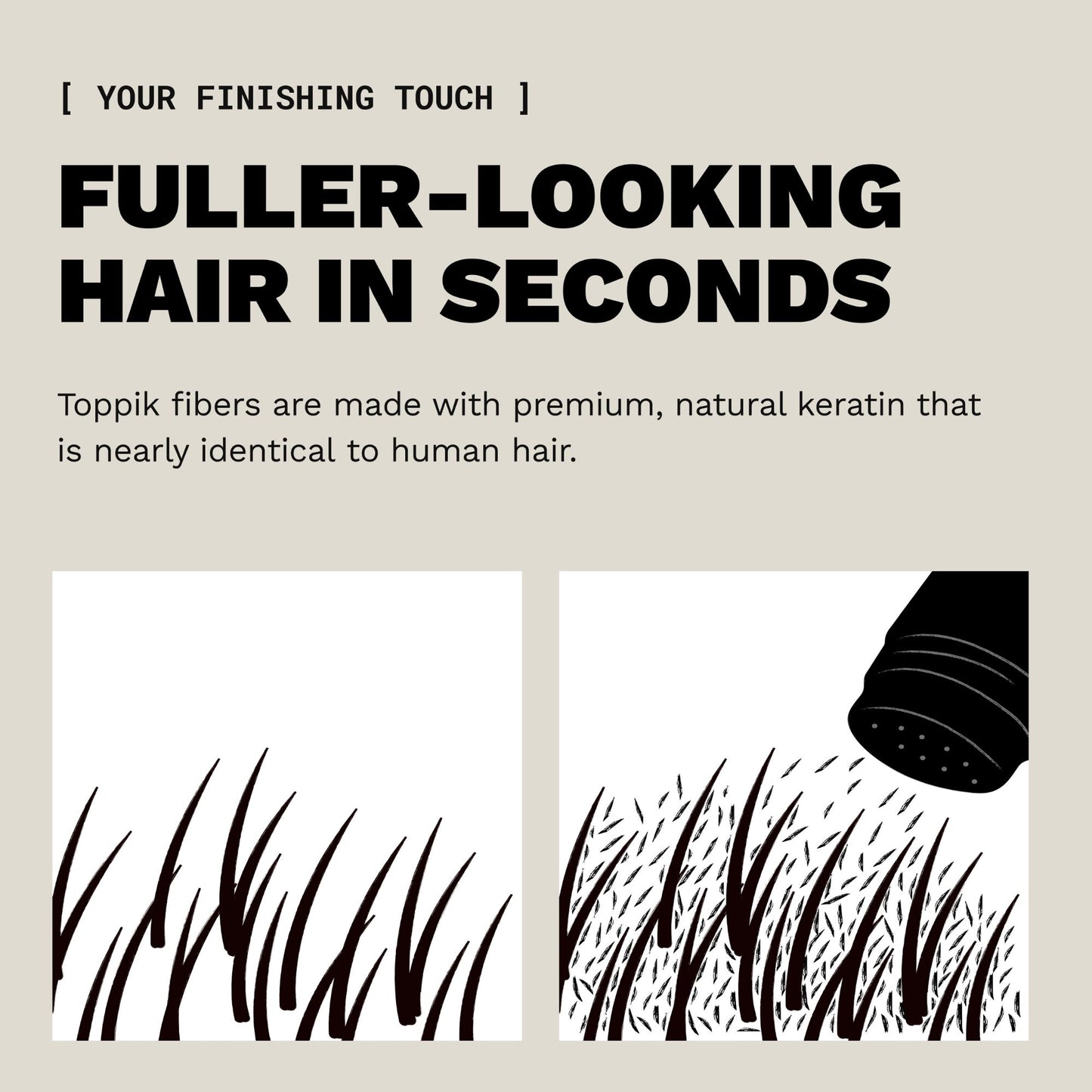 Light Brown Hair Building Fibres