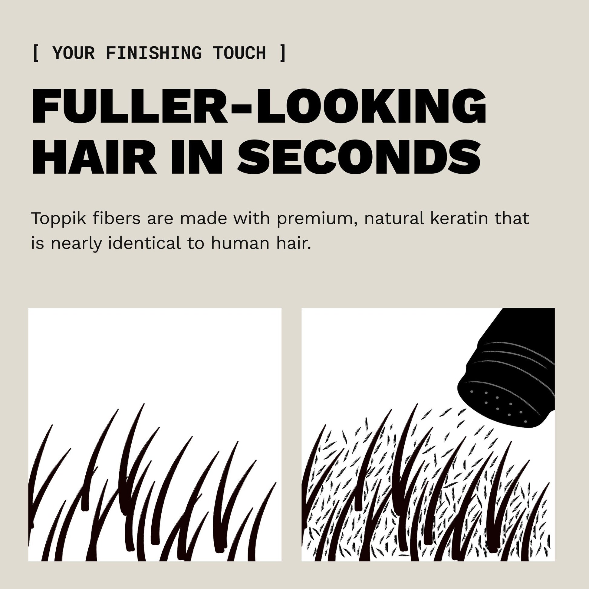 Light Brown Hair Building Fibres